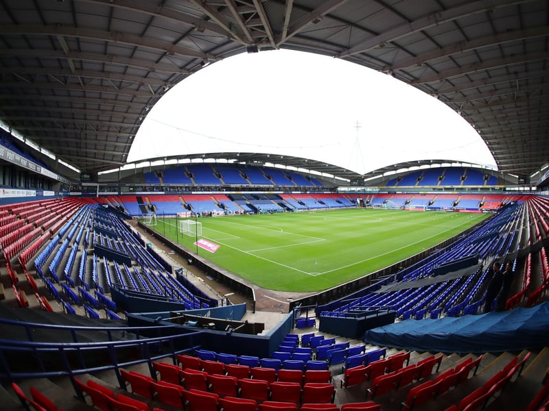 Average attendance: 18,814; Capacity: 28,723.