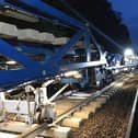The incident happened at the Long Welded Rail Facility in Eastleigh yesterday