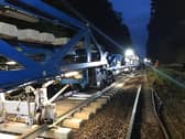 The incident happened at the Long Welded Rail Facility in Eastleigh yesterday