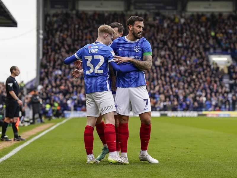 Check out our brilliant gallery as Pompey fans roared their team on to victory over Northampton. Pics: Jason Brown.