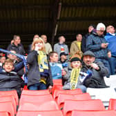 Hawks fans at The Valley. Picture: Martyn White