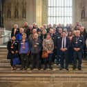 Alan Mak MP with Havant constituents on their trip to Parliament