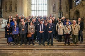 Alan Mak MP with Havant constituents on their trip to Parliament