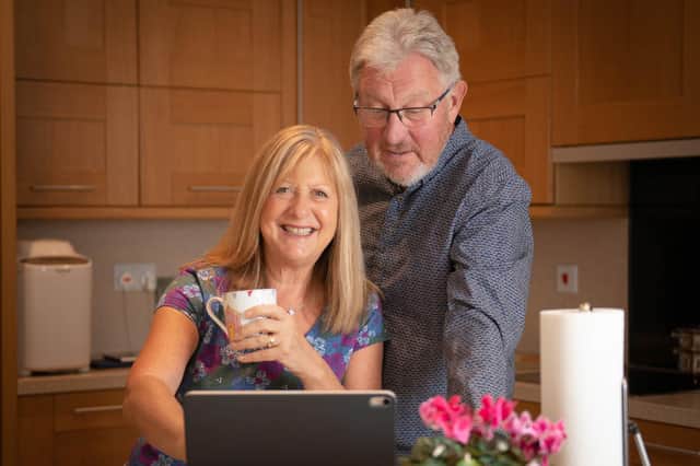 Mike and Diana Tibble, from Emsworth, have started a business as the Audio Biographers, recording people's life stories and memories to document their lives. Picture by Ally Berry Photography