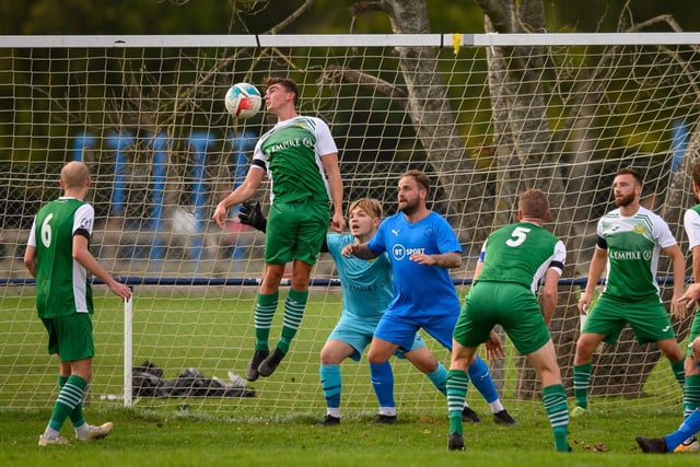 Paulsgrove (blue) v Moneyfields. Picture: Keith Woodland