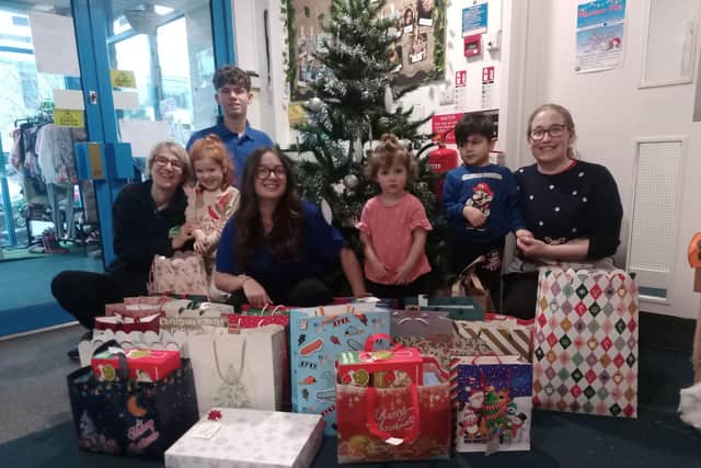 Southampton Social Services Gift Appeal were thrilled by the children and families’ generosity.