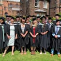 SCAS graduate paramedics from the apprentice degree programme, University of Cumbria  2023