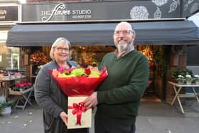 The Flower Studio in Portchester run by husband and wife Iain and Jane Benham 
Picture: Stuart Martin (220421-7042)
