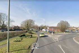 The A334 Winchester Road, in Wickham, has been closed due to a burst water main. Picture: Google Street View.