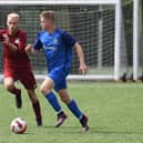 Baffins U23s in action against Burrfields in the Oscar Owers Cup final at Front Lawn. Picture: Neil Marshall