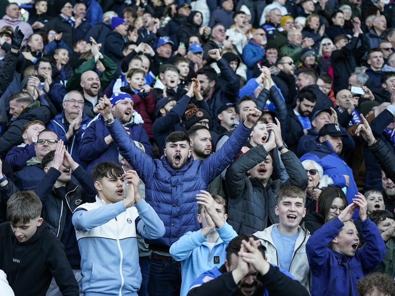 A wall of noise from the Fratton faithful helped the Blus get across the line against the U's