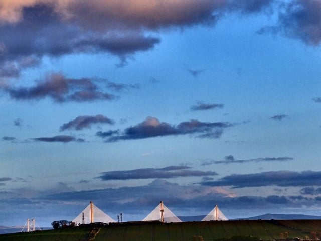 View to Queensferry Crossing.