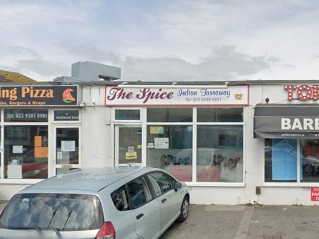 Rated 5: The Spice Indian Takeaway at 13 Southwood Road, Hayling Island; rated on May 28