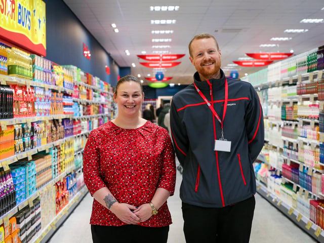 Team leader Hannah Newby and manager Lawrence Gale. Picture: Chris Moorhouse (jpns 170224-01)
