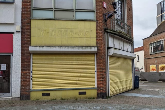 While awaiting redevelopment, the row of closed shops have turned Arundel Street in the city centre into an eyesore for some readers.
