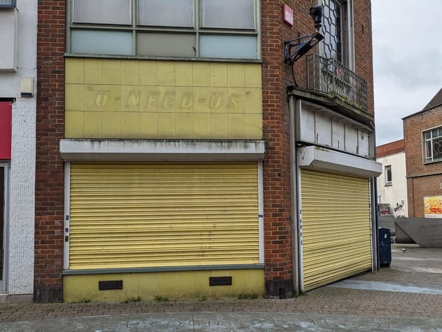 While awaiting redevelopment, the row of closed shops have turned Arundel Street in the city centre into an eyesore for some readers.