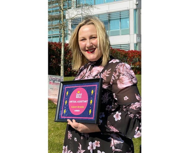 Karen Brooks, founder of Pellings Business Solutions, based in Whiteley, Hampshire, scooped an award at the first DigitalWomen Awards 2020 in London earlier this month. 