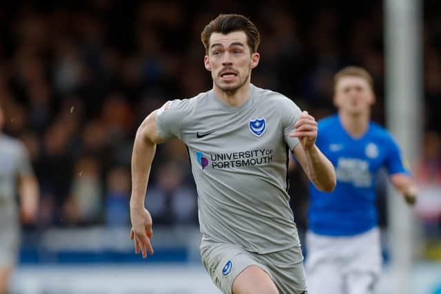 Pompey striker John Marquis