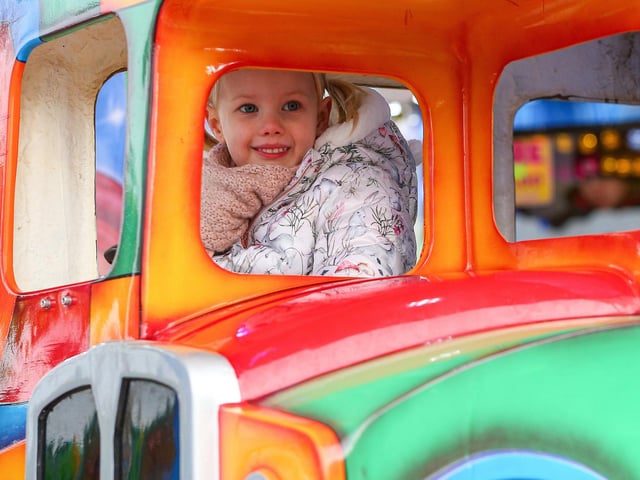 Lily Hartnell, 4. Waterlooville Christmas market 
Picture: Chris Moorhouse