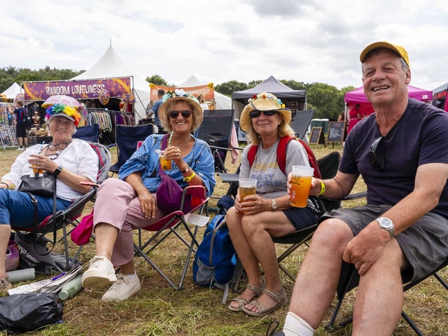 It was a real family occasion at Wickham Festival.