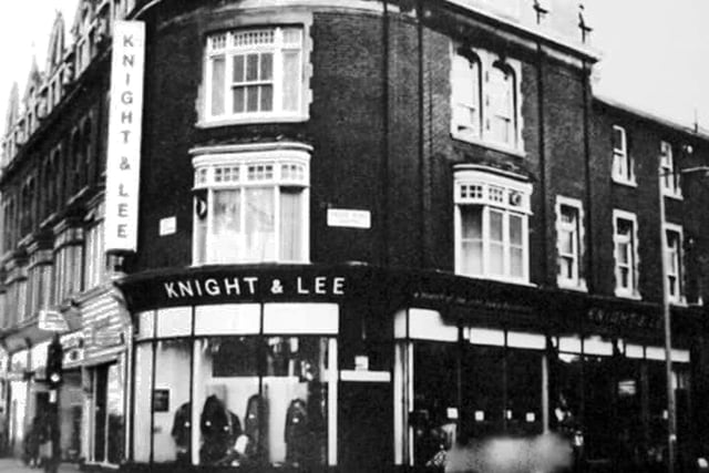 Knight & Lee’s store in Elm Grove, Southsea
Here we see one of the Knight & Lee stores which were spread all over Southsea after the war.  Picture: Barry Cox collection.