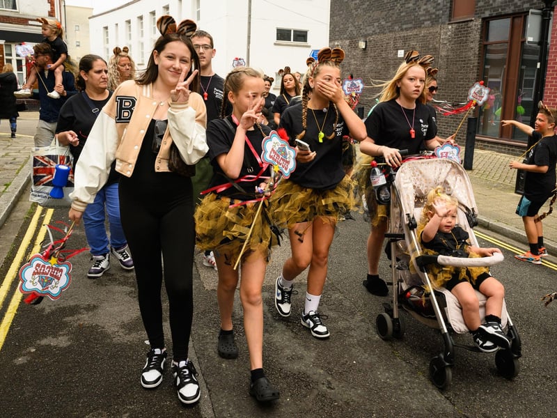 Portsea carnival 2023 - Local people taking part in the circus-themed parade on Saturday, August 12.