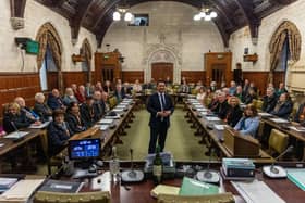 Alan Mak MP with Havant Constituency residents in the Grand Committee Room at Westminster