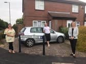 Hayling Helpers from Spinnaker Close joined in with singing for Captain Tom Moore's 100th birthday