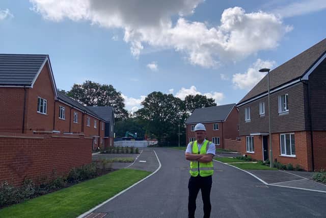 Dale Athey, site manager at Whiteley Meadows