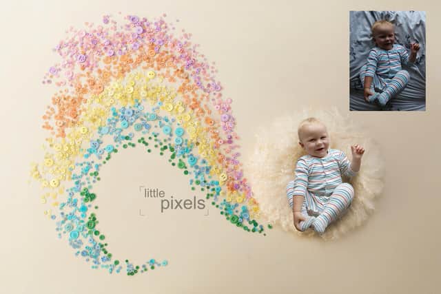 Hannah Hanscombe, from Hayling Island, who runs Little Pixels, is creating special baby photos.
Picture: Little Pixels