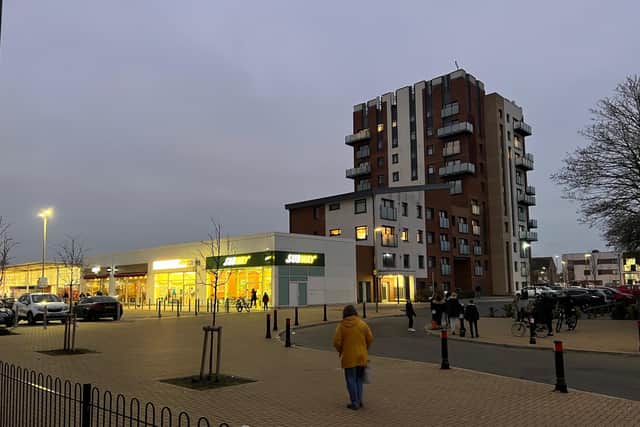 Residents have reported anti-social behaviour around a shopping precinct in Rowner, Gosport.