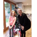 Lily Torah, 10 from Cowplain, had her hair cut short for the Little Princess Trust and raised more than £1,000. Pictured: Lily with her hairdresser Claire