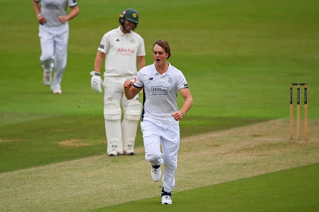 Eddie Jack playing for Hampshire