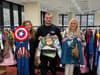 Dedicated volunteers hand out free costumes so children can enjoy World Book Day