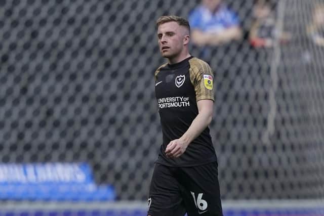 Joe Morrell was sent off against MK Dons in April and reveals his red card regret - but insists he cannot change his game. Picture: Jason Brown/ProSportsImages