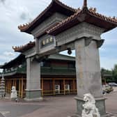 Kams Palace Chinese restaurant in Park Gate where the fatal car park crash happened.