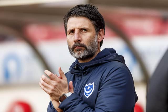 Pompey boss Danny Cowley. (Photo by Daniel Chesterton/phcimages.com)