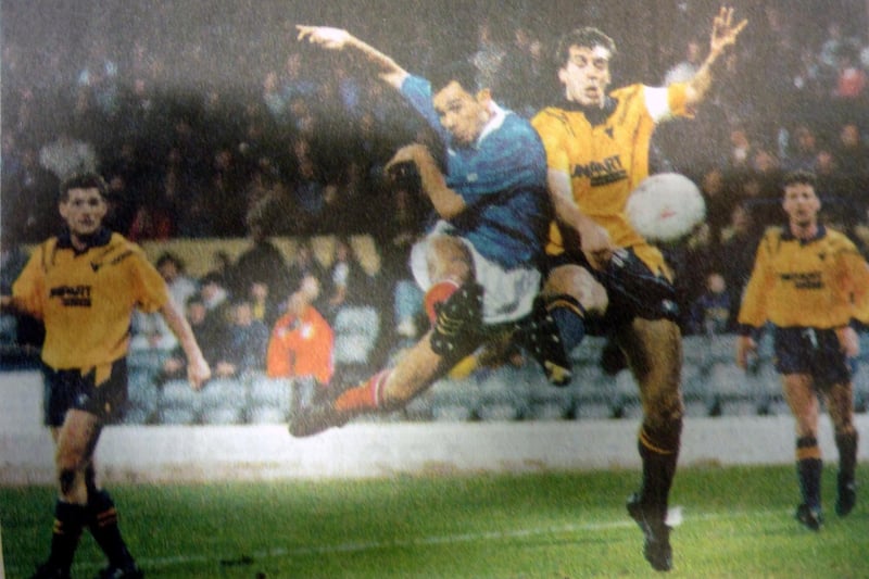The match the Bald Eagle felt cost Pompey a place in English football's top flight. The Blues were up 3-0, 4-1 and led 5-2 with 13 minutes left, but ended up drawing 5-5 - and missing out on promotion to West Ham by scoring a goal fewer.