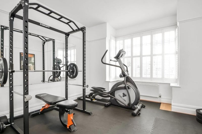 This property comes with a gym.