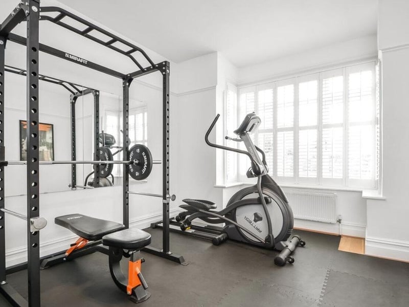 This property comes with a gym.