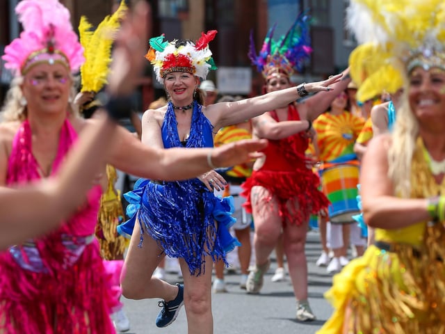 Ports Fest mardi gras parade, Albert Road, Southsea
Picture: Chris Moorhouse (290624-273)