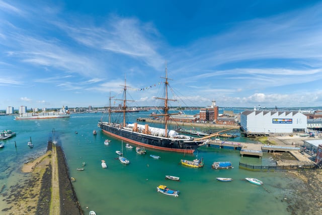 The dockyard is home to HMS Warrior, HMS Victory, the remains of the Mary Rose and a whole host of the Royal Navy's history.