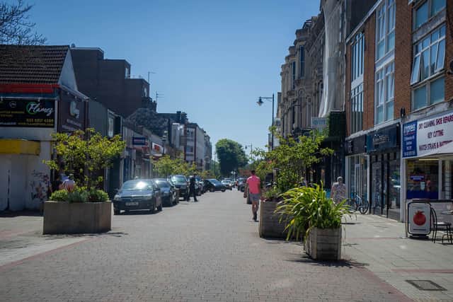 Part of Palmerston Road South is set to be pedestrianised.
Picture: Habibur Rahman
