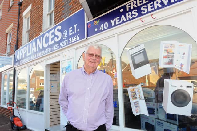 Henry Allington has owned Electro-Trade in Gosport for over 40 years