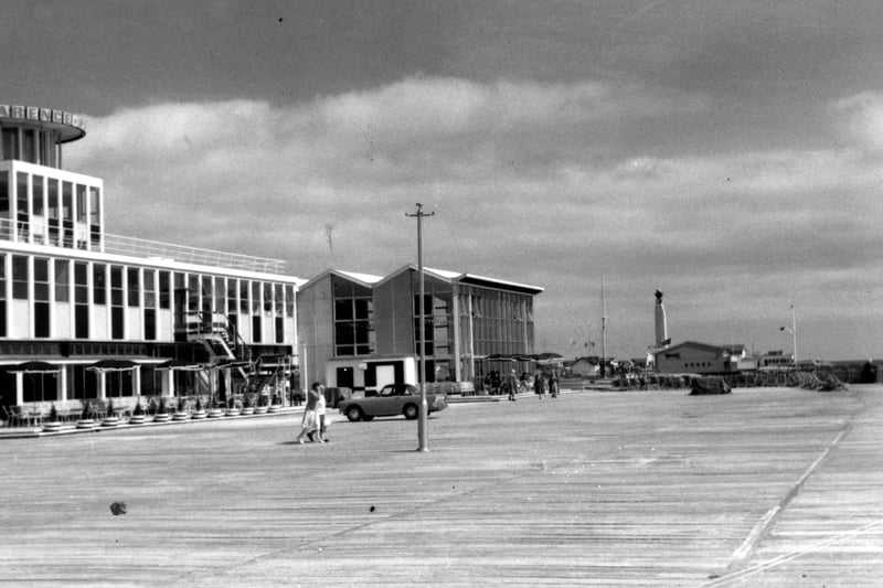 Looking east towards the War memorial we see the area behind Clarence Pier before the fairground was built.