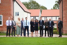 The new Persimmon Homes South Coast land and planning team, from left: Brian Robson, Dan Ramirez, Lily Vukovic, Gregg Allison, Jamie Alley, Sharon Eckford), Nicky Steward, James Elms, Ian Armitage, Giles Maltby and Dave Buczynskyj. Picture: Chris Moorhouse Photography
