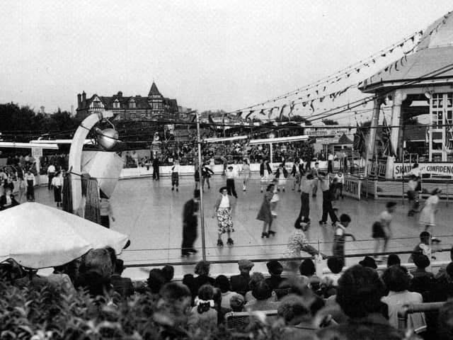The roller skating rink at Southsea in the 1950s.