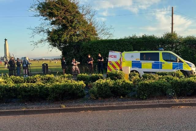Police arrested a 15-year-old boy after a fracas on Southsea Common in Portsmouth on June 5. Picture: Fiona Callingham