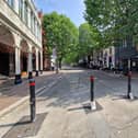 GV of Guildhall Walk that recently was made pedestrianised on Monday 12th June 2023

Picture: Habibur Rahman