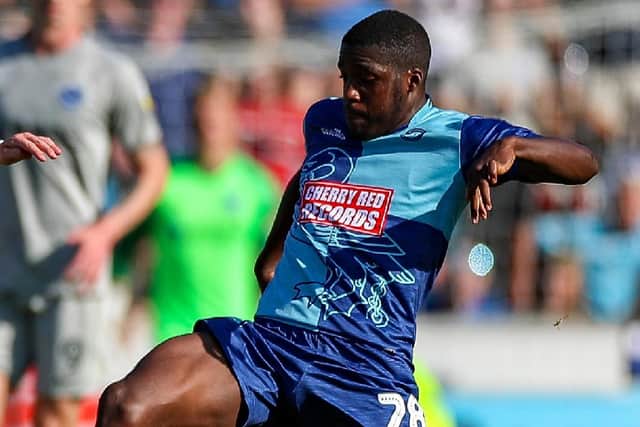 Nnamdi Ofoborh in action during his loan spell at Wycombe. Picture: Nigel Keene
